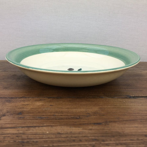 Poole Pottery Fresco Shallow Pasta Bowl (Green)