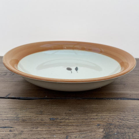 Poole Pottery Fresco Terracotta Shallow Pasta Bowl