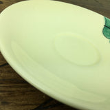 Poole Pottery Green Leaves Saucer