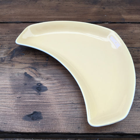 Poole Pottery Honeydew (Gloss) Crescent Tea Plate