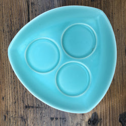 Poole Pottery Twintone Ice Green Cruet Stand