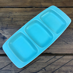 Poole Ice Green Hors D'oeuvre Dish