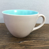 Poole Pottery Demitasse-Kaffeetasse „Ice Green & Mushroom“ (Streamline)