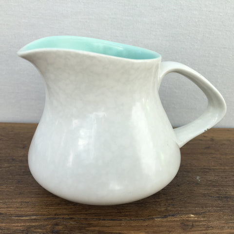 Poole Pottery Ice Green & Seagull Contour Shape Cream Jug