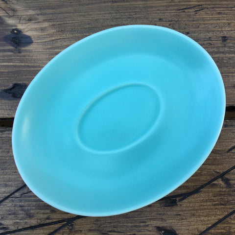 Poole Pottery Ice Green Gravy Saucer/Stand