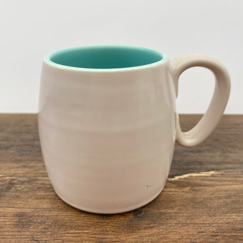 Poole Pottery "Ice Green & Mushroom" Mug, Rounded - RARE