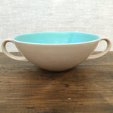 Poole Pottery Ice Green & Mushroom Soup Cup