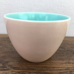 Poole Pottery Ice Green & Mushroom Sugar Bowl for Coffee Set