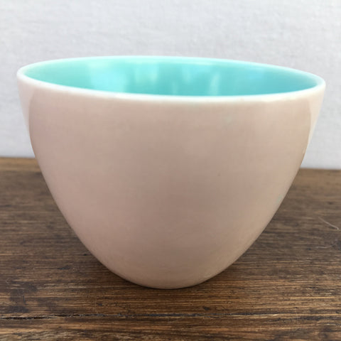 Poole Pottery Ice Green & Mushroom Sugar Bowl for Coffee Set