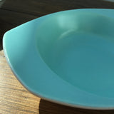 Poole Pottery Ice Green & Mushroom Eared Soup Bowl