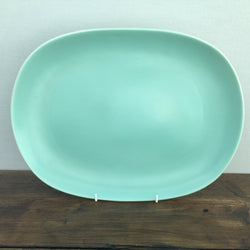 Poole Pottery Ice Green Oblong Platter 14"