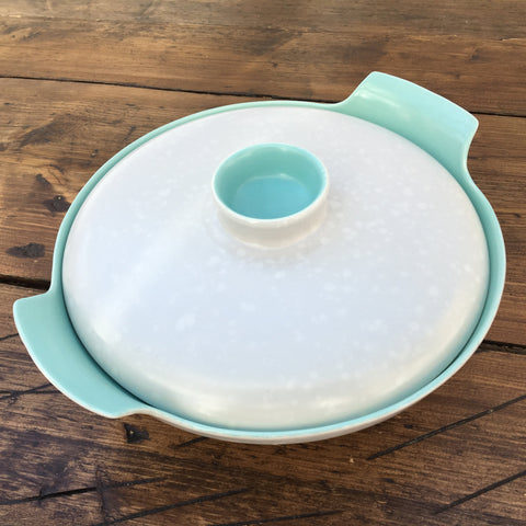 Poole Pottery Ice Green & Seagull Lidded Serving Dish