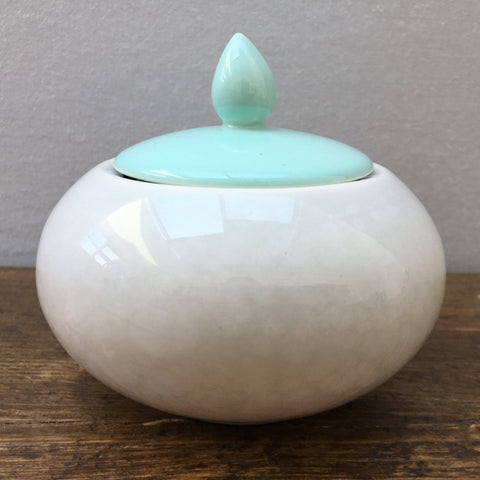 Poole Pottery Sucrier à couvercle « Ice Green & Seagull » (brillant)
