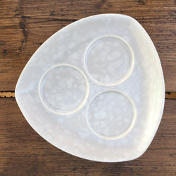 Poole Pottery Twintone Seagull Triangular Cruet Stand