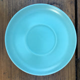 Poole Pottery Ice Green Lugged Soup Bowl Saucer