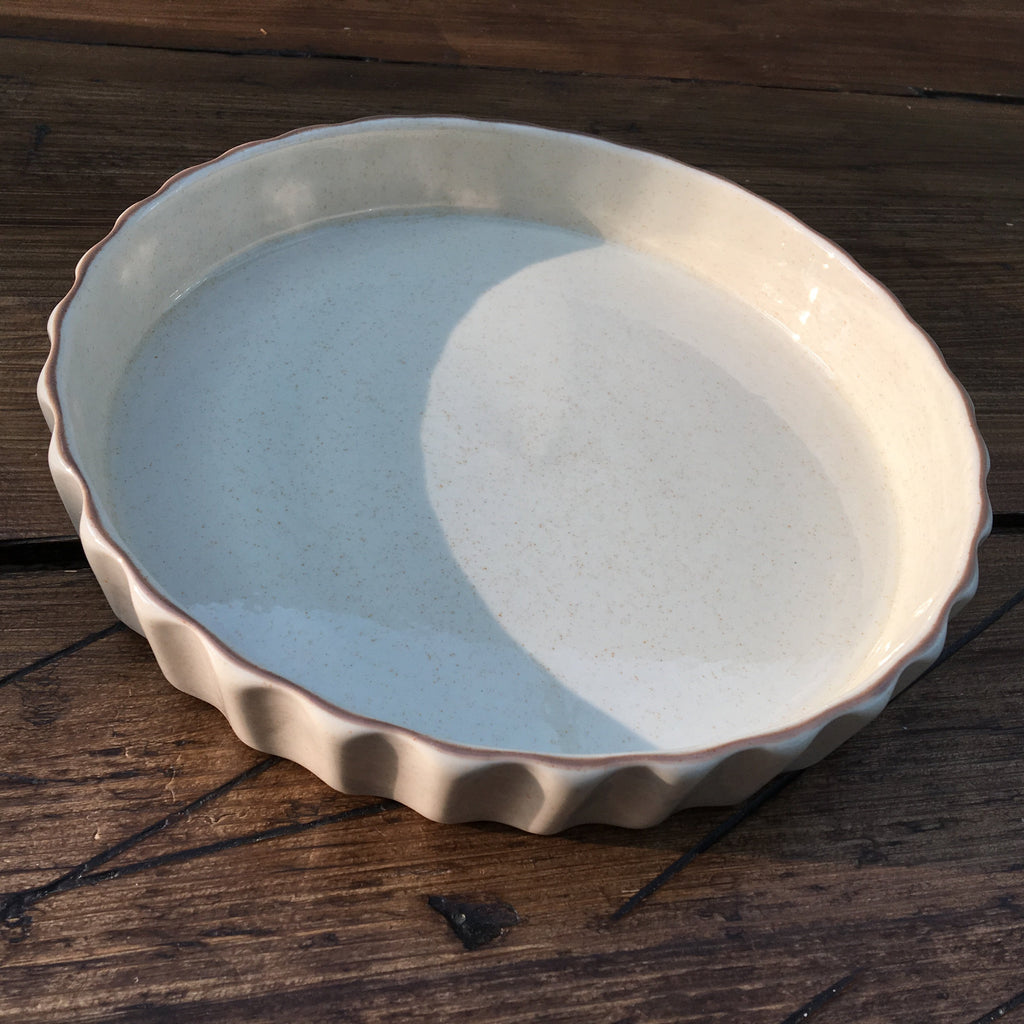 Poole Pottery "Lakestone" Flan/Quiche Dish, 8" MrPottery