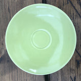 Poole Pottery Lime Yellow Coffee Saucer