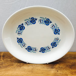 Poole Pottery Morocco Oval Platter/Steak Plate