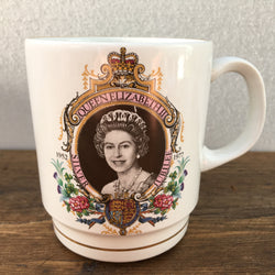 Poole Pottery Silver Jubilee Mug