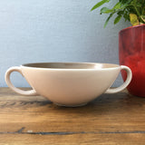 Poole Pottery Mushroom & Sepia Soup Cup