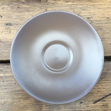Poole Pottery Twintone Sepia & Mushroom Saucer