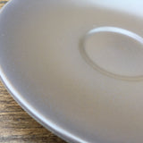 Poole Pottery Twintone Sepia & Mushroom Tea Saucer