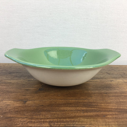 Poole Pottery New Forest Green Lugged Soup Bowl