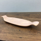 Poole Peach Bloom & Seagull C97 Gondola Shape Cruet Stand