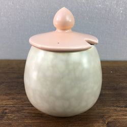 Poole Pottery Peach Bloom & Seagull Mustard Pot (Rounded)