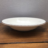 Poole Pottery Ridgeway Brown Soup Bowl