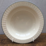 Poole Pottery Ridgeway Grey Soup Bowl