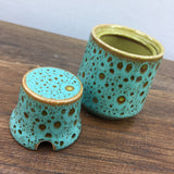 Poole Sea Crest Tiered Mustard Pot