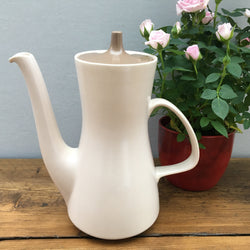 Poole Pottery Mushroom & Sepia Coffee Pot