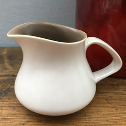 Poole Pottery Twintone Sepia & Mushroom Cream Jug