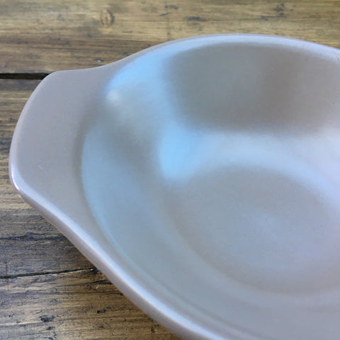 Poole Twintone Sepia & Mushroom Eared Bowl