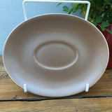 Poole Pottery Sepia & Mushroom Streamline Gravy Boat Stand
