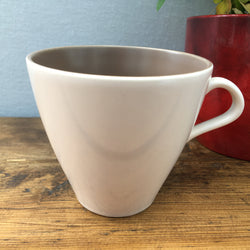 Poole Pottery Twintone Sepia & Mushroom Breakfast Cup (Narrow - Contour)