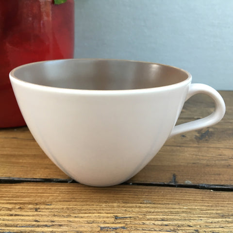 Poole Pottery Sepia & Mushroom Breakfast Cup (Contour)