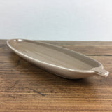 Poole Twintone Mushroom & Sepia Cucumber Dish
