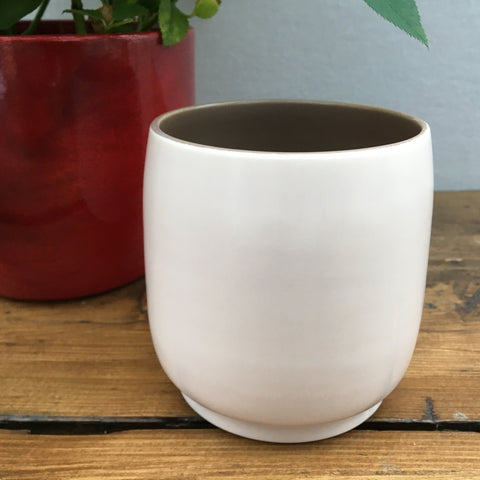 Poole Pottery Twintone Sepia & Mushroom Jam/Preserve Pot (No Lid)