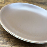 Poole Pottery Twintone Sepia & Mushroom Dipping Dish - Sepia