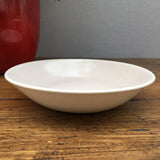 Poole Pottery Twintone Mushroom & Sepia Dessert Bowl