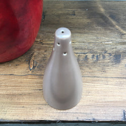 Poole Pottery Twintone Sepia & Mushroom Pepper Pot