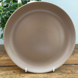 Poole Pottery Twintone Mushroom & Sepia Salad Plate (Sepia)