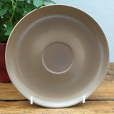 Poole Pottery Mushroom & Sepia Soup Saucer