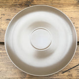 Poole Pottery Sepia & Mushroom Soup Saucer