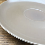 Poole Pottery Sepia & Mushroom Soup Cup Saucer