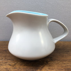 Poole Pottery Sky Blue & Dove Grey Milk Jug