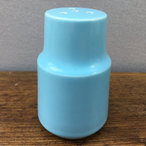 Poole Pottery Twintone Sky Blue & Dove Grey Pepper Pot