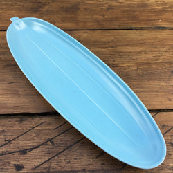 Poole Pottery Sky Blue Large Cucumber Dish